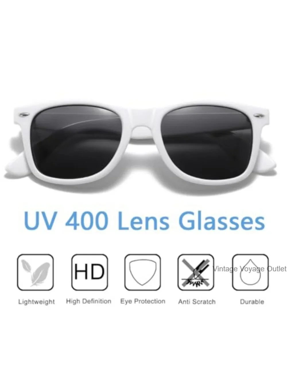 Retro Classic Square Frame Polarized Sunglasses UV400 for Men Women